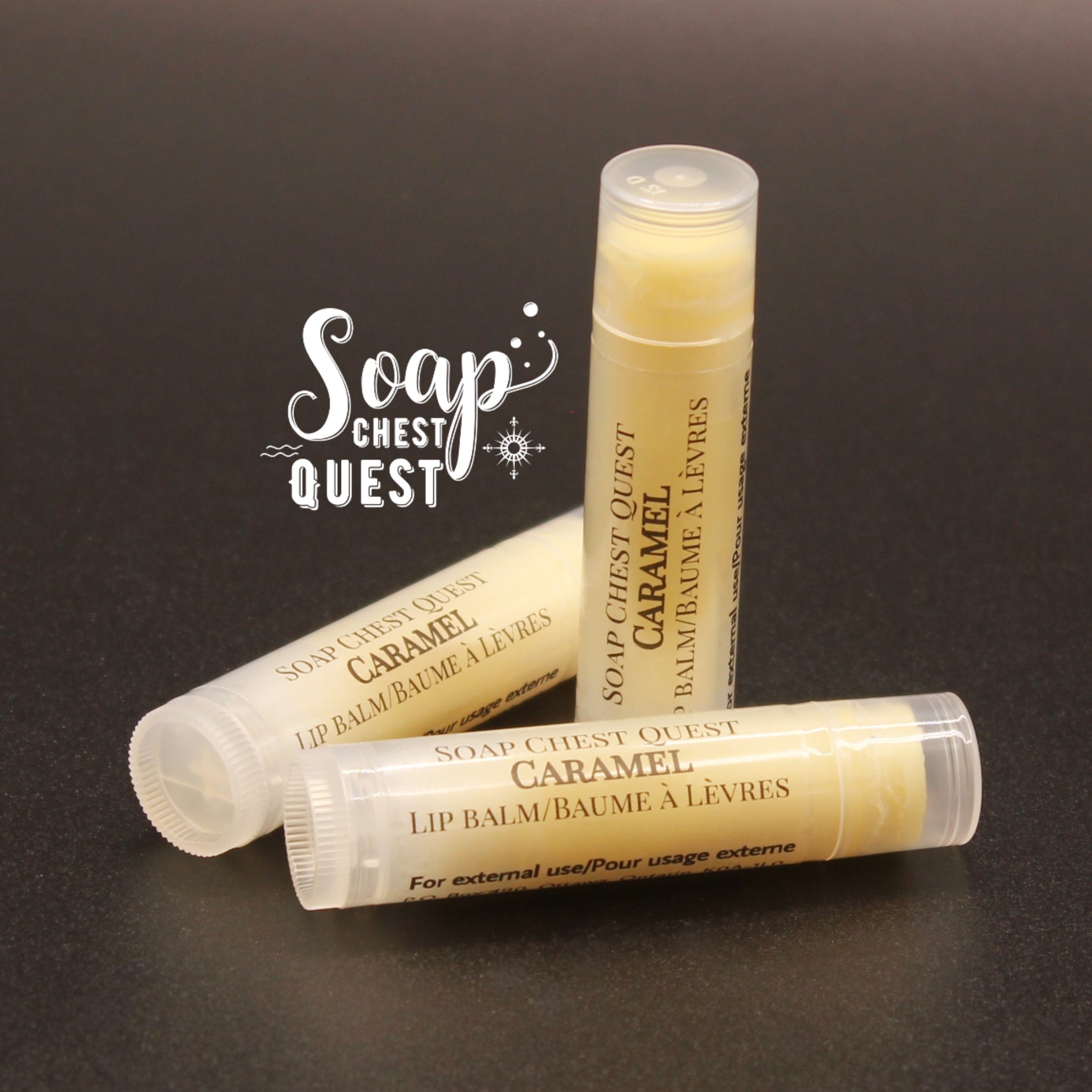 Lip Balms - Mint, Pink Grapefruit, Vanilla, Cherry, Raspberry, Caramel, Coconut, Nude